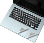 Instructional view showing the clean bubble free application process of the ohgo protective sticker pack.