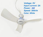 SKYRI compact tent fan with a 3 meter long power cable