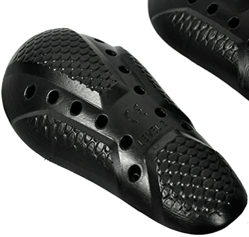 Demonstration of the flexible soft rubber material of Takuey motorcycle armor pads being bent easily.