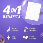 Eco-friendly laundry softener strips for plastic free washing