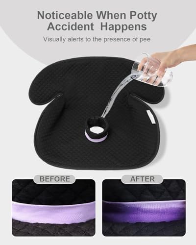 TinlyFinly waterproof car seat liner showing buckle hole protection