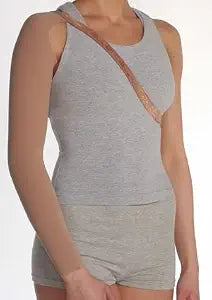 Juzo Varin compression armsleeve front view with shoulder strap