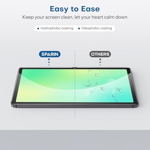 Side profile of ultra-thin 0.33mm tempered glass screen protector