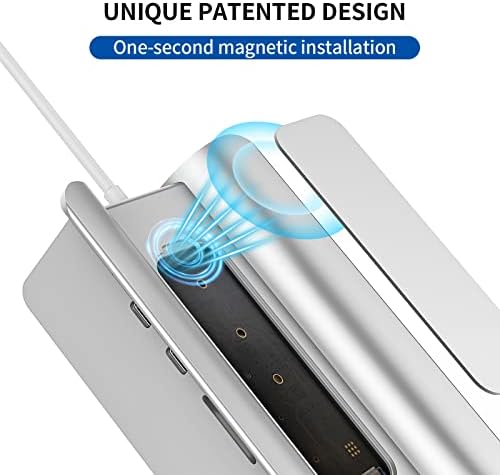 Side profile of Minisopuru hub showing sleek metallic design and ventilation