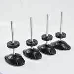 Side perspective of the eight millimeter tension screw bolts used for secure child safety gates.