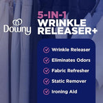 Downy fabric spray twin pack bottle design for quick clothing crease removal