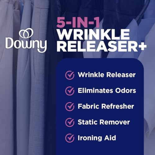 Downy fabric spray twin pack bottle design for quick clothing crease removal