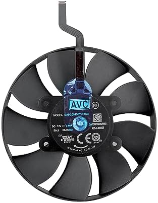Close up shot of the 6-pin power connector attached to the inRobert graphics card cooling fan