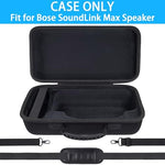 Co2CREA speaker storage case open showing contoured interior and accessory pocket