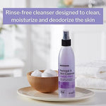 Close up of McKesson skin cleanser ingredients and benefits