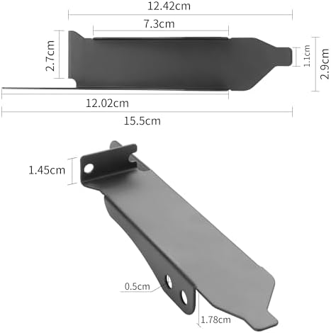 YAODHAOD computer hardware accessory packaging contents including one slot bracket and thirteen screws