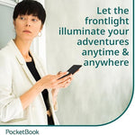 PocketBook Basic Lux 4 showing ergonomic physical navigation buttons