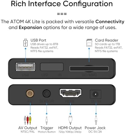 Neumitech Atom 4K Lite digital signage setup example
