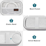 Canboc smartphone printer travel bag with detached wrist strap attached to side loop
