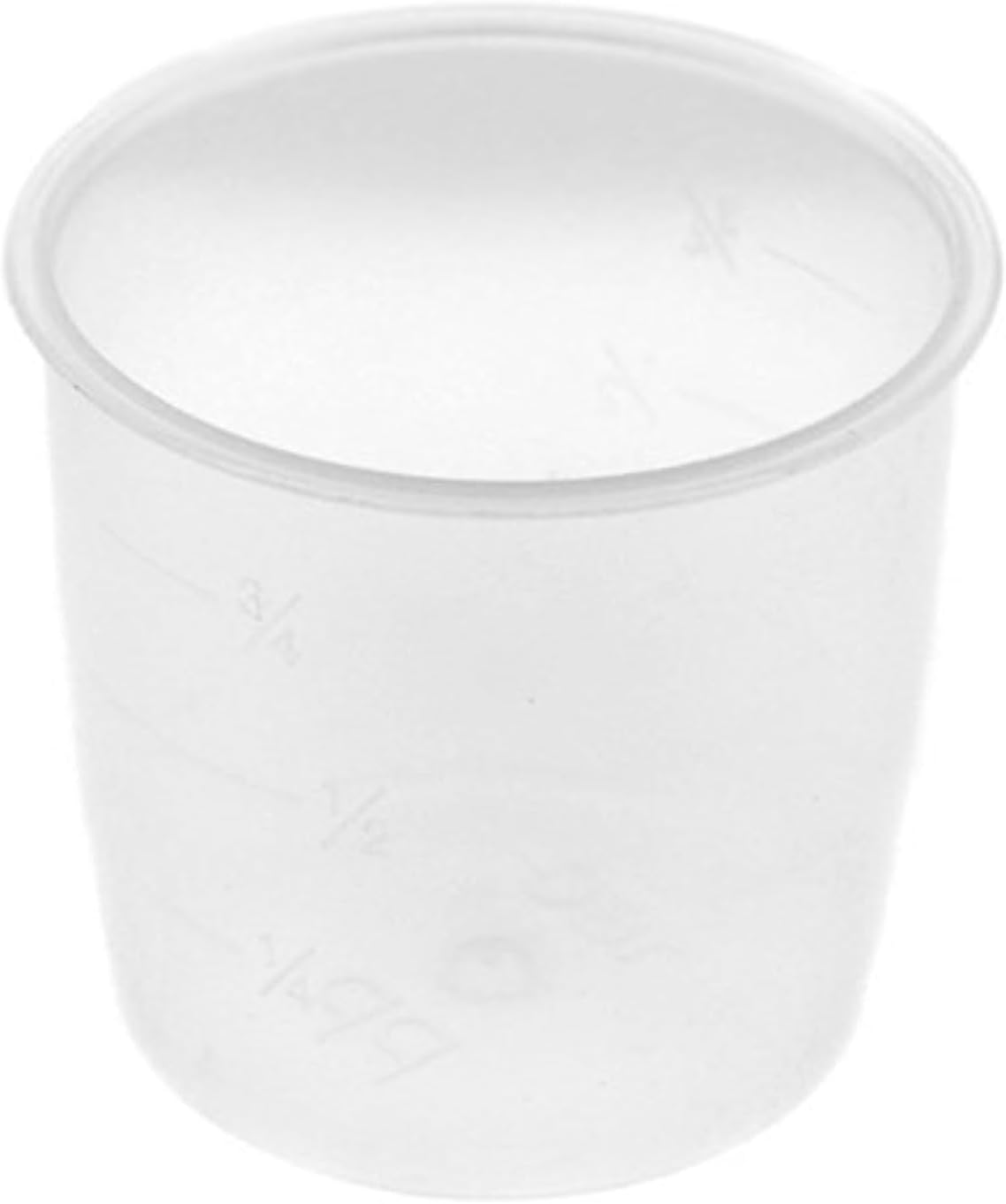 Zojirushi OEM original rice cooker measuring cup front view clear plastic