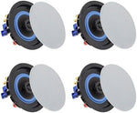 Herdio 4 Inch 320 Watts 2-Way Bluetooth Ceiling Speakers Package Perfect for Home Theater System, Living Room,Office,Flush Mount（4 Speakers） - Image 2