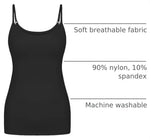 Euyzou shapewear tank top back view demonstrating posture support