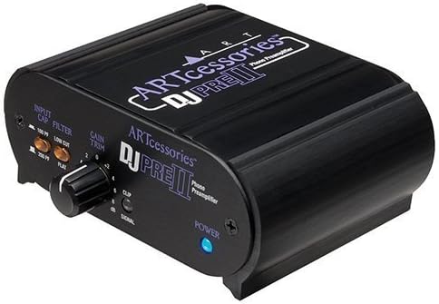 ART Pro Audio phono preamp rear interface view displaying gold-plated RCA inputs outputs and ground terminal connector