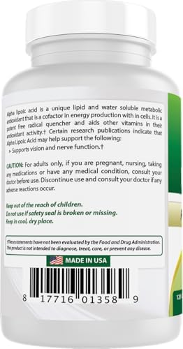 Best Naturals antioxidant supplement facts and dosage info