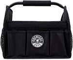 Chemical Guys ACC623 Folding Detail Organizer fully expanded holding multiple car care spray bottles and microfiber towels.