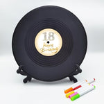 18th birthday party guest book alternative with display stand