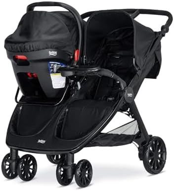 Close up of Britax infant car seat adapter mechanism