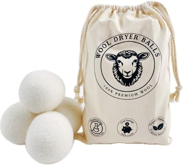 Chemical free unscented dryer sheets replacement balls pack