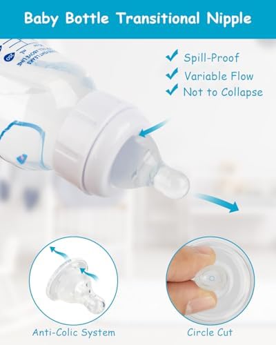 Close up view of the contour shaped silicone teat for natural latching.