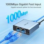MT-VIKI RJ45 Splitter adapter with aluminum casing