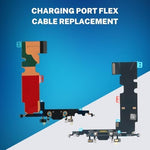 iPhone 8 Plus charging port assembly black color variant