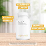 Side view of Supersmart Carottol bottle showing ingredients