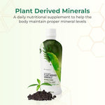 Colloidal liquid multi mineral supplement bottle showing nutritional facts and ingredients label.