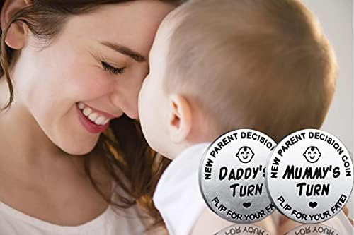 Vichona new baby shower gift coin in hand