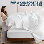 Lavisun bulk utility flat sheet folded neatly for storage in a hotel closet