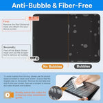 Close up of CoBak matte PET film texture on e-reader screen