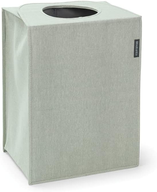 Brabantia - Foldable Laundry Basket - Compact Storage Box - Water Resistant Coating - Multi-Functional - Laundry Hamper - Bathroom - Collapsible - Grey - 9 Gal - Image 14