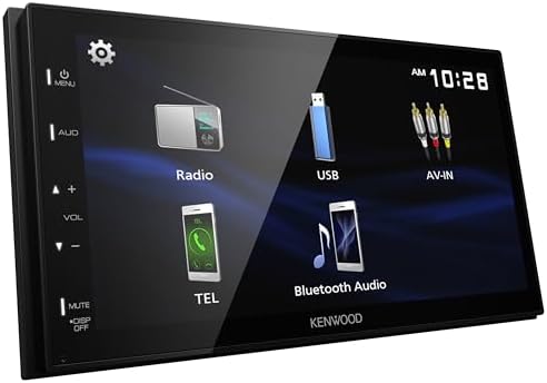 Kenwood DMX150BT rear connectivity and inputs panel
