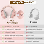 Components of Dithin 2-in-1 baby hearing protection set