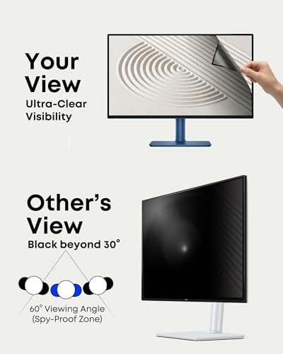 Close-up view of the nano-suction bezel on the infoWall 24 inch 16:10 monitor screen protector.