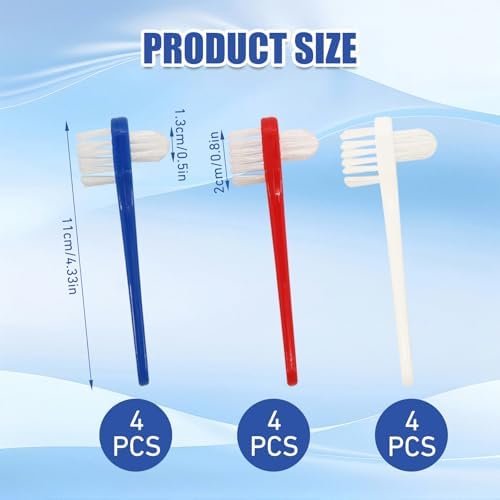 CIATBYYJ portable multi purpose dental appliance brush for clear braces