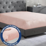 Close up texture of Cathay Home ultra soft plush fur fabric