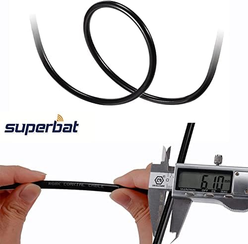 RF Signal low loss coaxial jumper cable full length