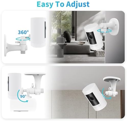 Kidjoyo weatherproof mount stand demonstrating the 90 degree vertical tilt range