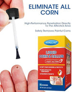 Precise applicator brush detail for MYMULIKE foot corn treatment