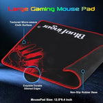 BlueFinger gaming combo accessories on mousepad