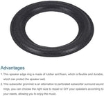Two piece subwoofer edge surround rings 75x118mm