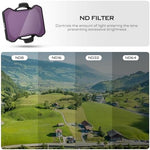 DJI Avata 2 drone equipped with Freewell ND8 ND16 ND32 ND64 lens filters