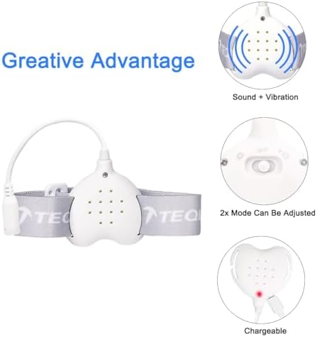 TEQIN bedwetting alarm strapped to a child's arm for comfortable overnight wear.
