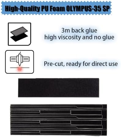 Self adhesive neoprene light seal kit laid out with bamboo positioning stick