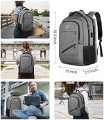 MATEIN tech rucksack trolley sleeve attached securely over the handle of a rolling suitcase.